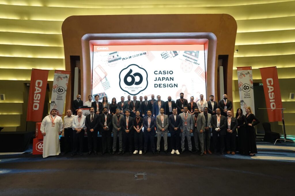 كاسيو الشرق الأوسط وأفريقيا تحتفل بستة عقود من الريادة بعالم الآلات الحاسبة